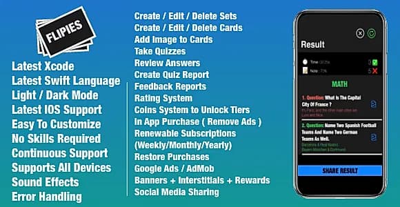 Flipies: Unique Interactive Flashcards