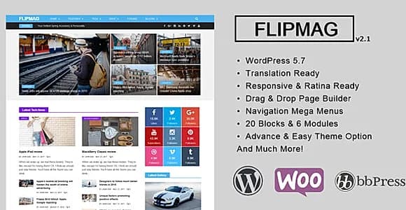 FlipMag WordPress Theme