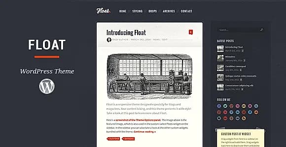 Float WordPress Theme