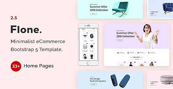 Flone - Clean, Minimal eCommerce HTML Template