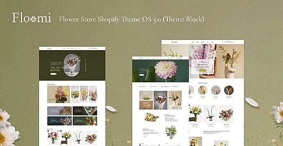 Floomi – Flower Store Shopify Theme OS 3.0 (Theme Block)