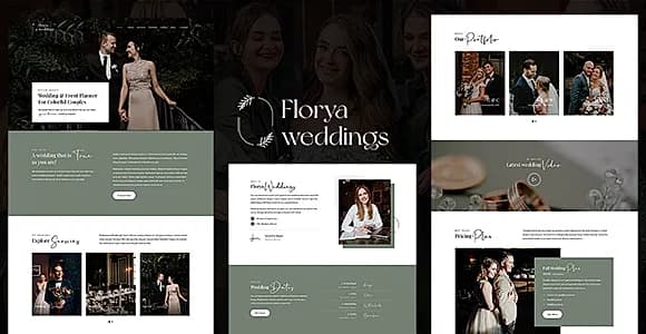 Florya - Wedding and Event Planner Template