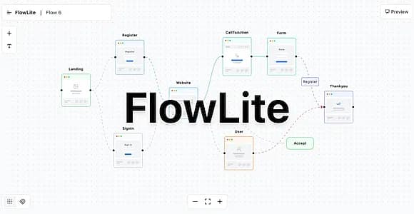 FlowLite - User Flow Builder