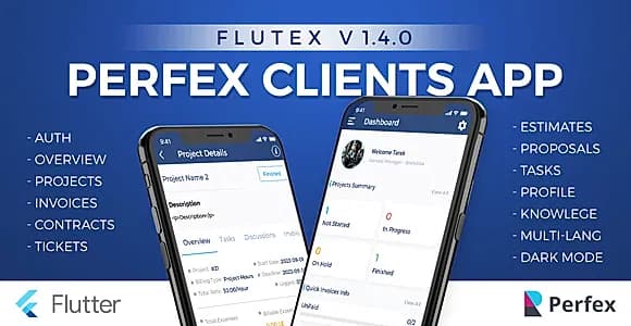 Flutex - Perfex CRM Customer Mobile App