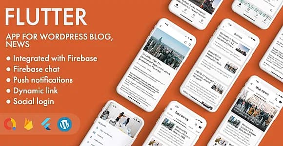 Flutter app for WordPress news and blogs