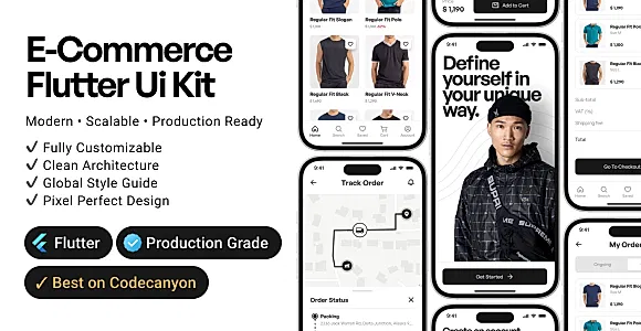 Flutter E-commerce UI Template