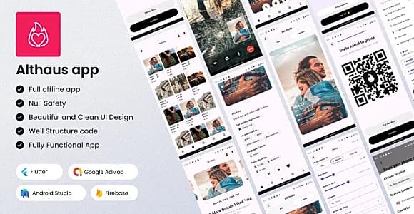 Flutter Complete Dating App UI for Android & iOS