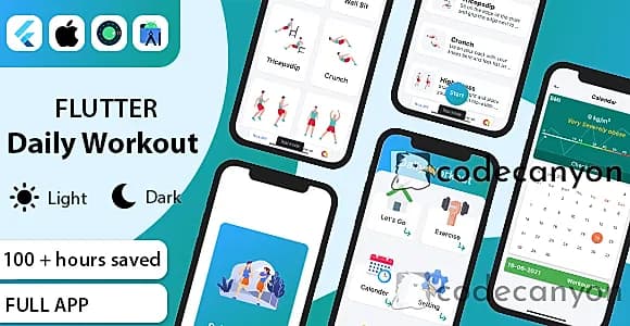 Flutter Daily Workout with admob ready to publish