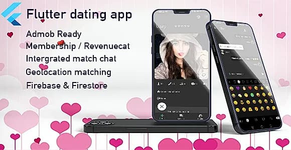 Flutter dating app with Firebase AdMob and RevenueCat