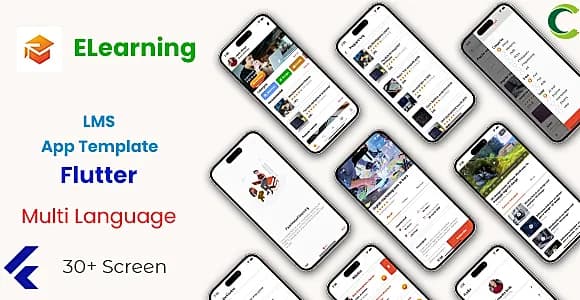 Flutter LMS App Template | Course App Template Flutter | Udemy Clone Flutter