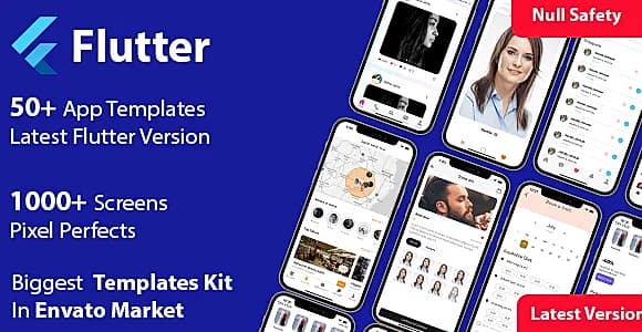 flutter multi-purpose templates / flutter 2 templates / flutter widgets / flutter 50+ templates