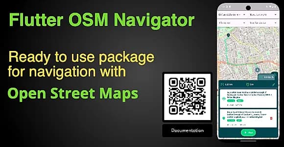 Flutter OSM Navigation Plugin