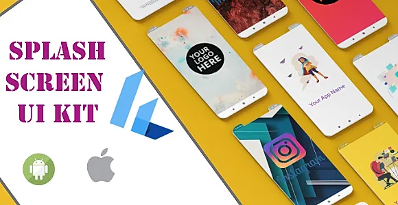 Flutter Splash Screen Ui kit | Ready To Use 50+ Screen