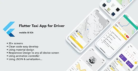 Flutter Taxi App Driver Ui Kit