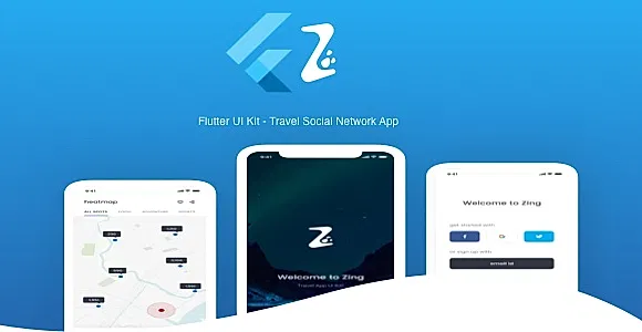 Flutter Travel Social Network App UI