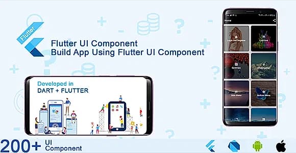 Flutter UI Component and Material Design Kit