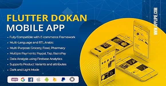 Flutter WooCommerce Dokan Android & Ios App. Woocommerce MultiVendor Flutter App