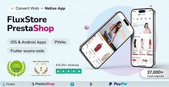 Fluxstore Prestashop - Flutter E-commerce Full App