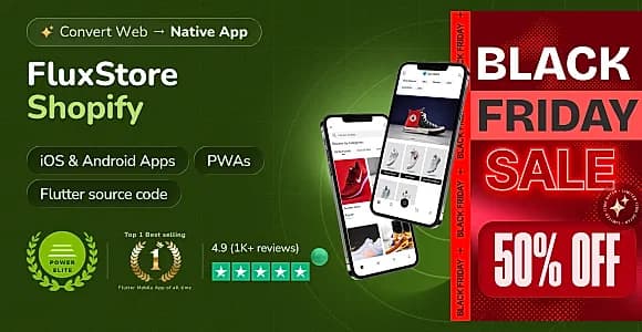 FluxStore Shopify - The Best Flutter E-commerce app