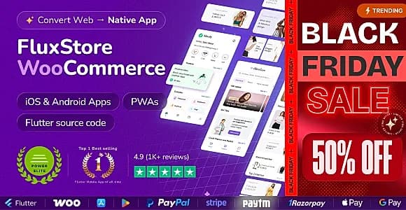 Fluxstore WooCommerce - Flutter E-commerce Full App