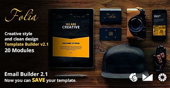 Folia Email Template + Emailbuilder 2.1