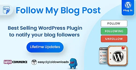 Follow My Blog Post WordPress Plugin