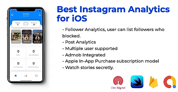 Follower Analytics for Instagram, iOS