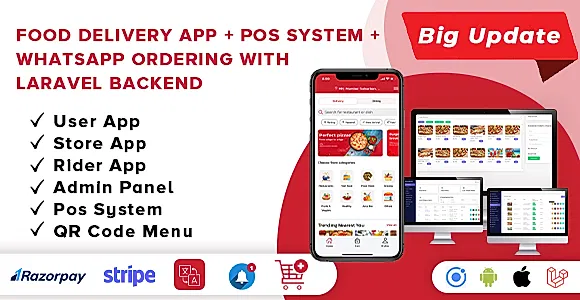 Food Delivery App - A Complete Ready to Use MultiStore Mobile App(Android, ios) + Website