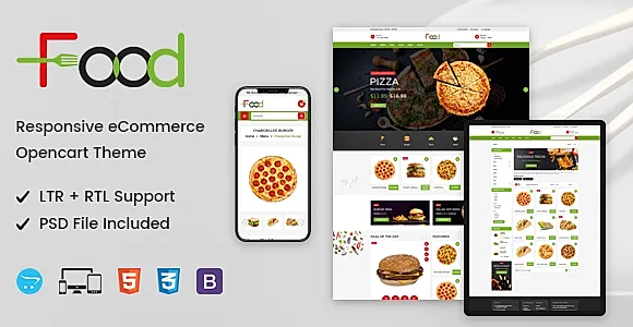 Food - Responsive OpenCart 4 Theme
