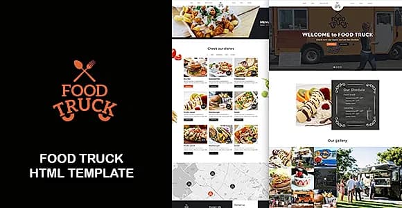 Food Truck - Street Trucks And Restaurant Responsive HTML Template
