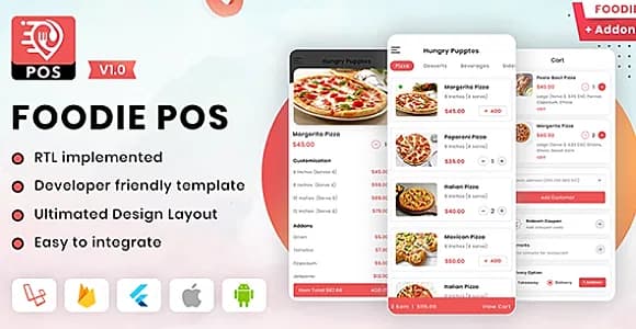 Foodie POS | Food Delivery App | POS for restaurants