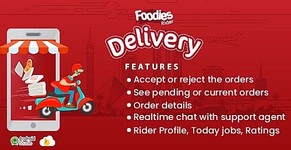 Foodies - Android Delivery Boy Mobile App v1.0