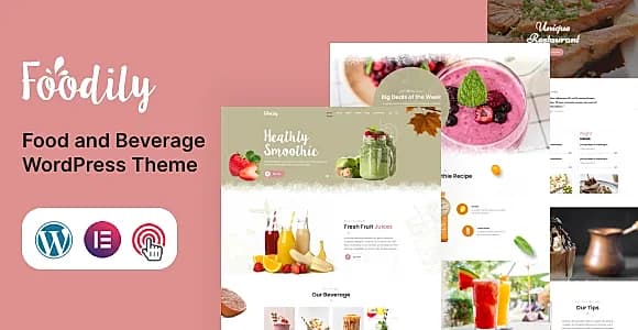 Foodily WordPress Theme