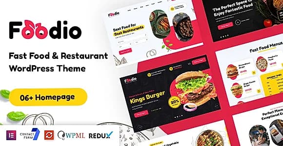 Foodio WordPress Theme
