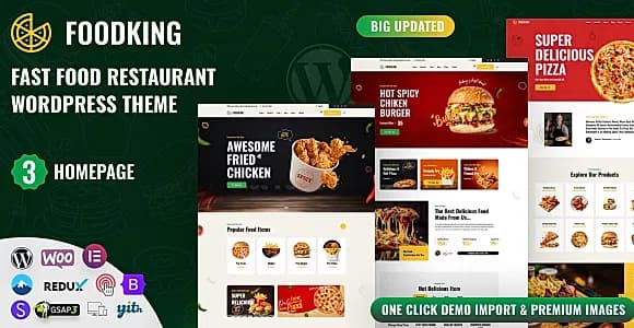 Foodking WordPress Theme