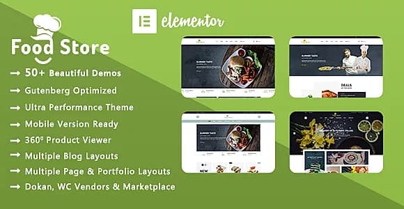 FoodStore WordPress Theme