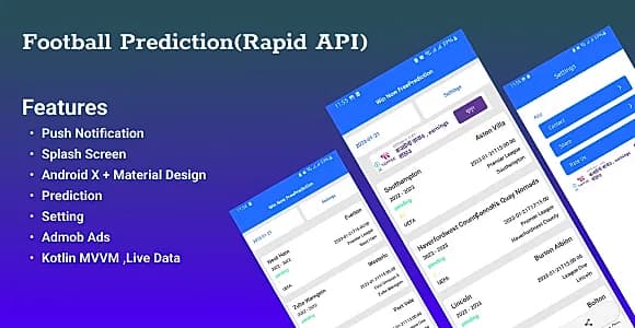 Football Predictions Android App With Rapid API