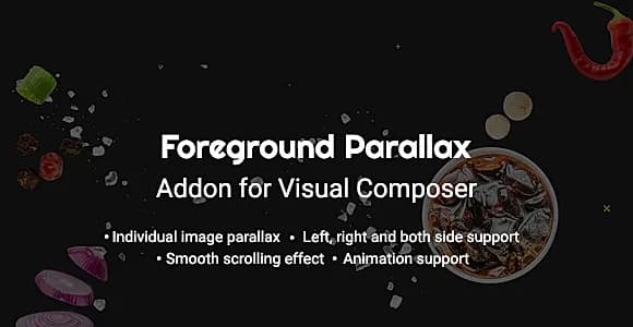 Foreground Parallax For Visual Composer WordPress Plugin