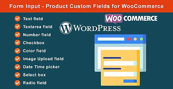 Form Input - Product Custom Fields for WooCommerce