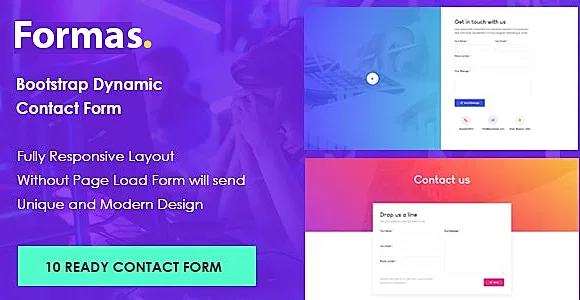 Formas - Bootstrap Dynamic Contact Form