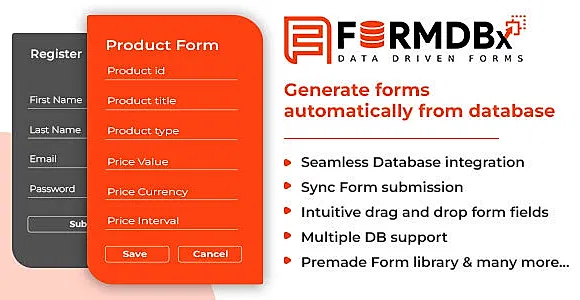 FormDBx - WordPress DB Form Builder WordPress Plugin