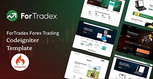 ForTradex - Forex Broker & Trading Codeigniter Template