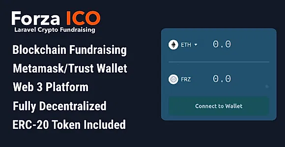 Forza ICO - Laravel CMS | Crypto ERC-20 Pre-Sale CMS (Crypto Fundraising)