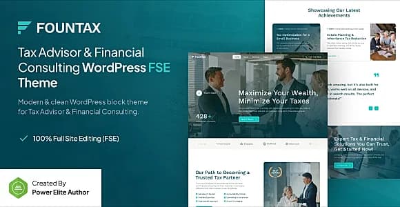 Fountax WordPress Theme