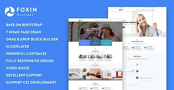 Foxin - Responsive Business Drupal 10 Theme