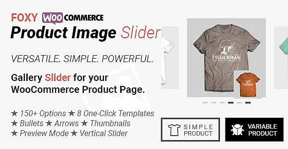 Foxy WooCommerce Product Image Gallery Slider Carousel WordPress Plugin