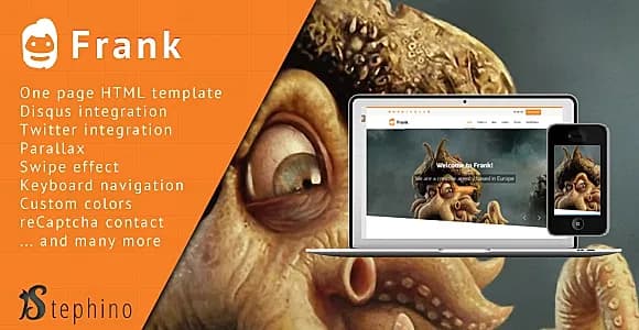 Frank - Responsive One Page HTML