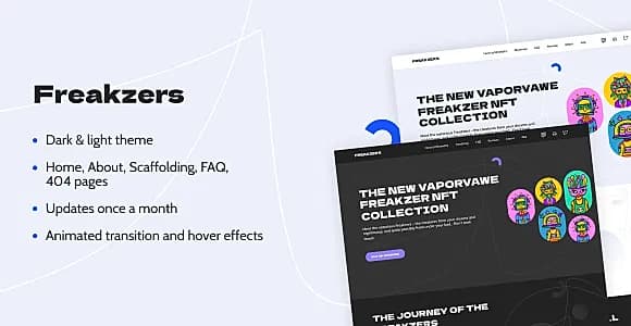Freakzers - NFT Blockchain Website