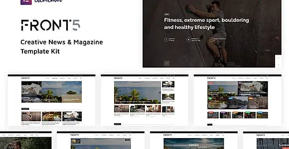 FrontFive - Creative News & Magazine Template Kit