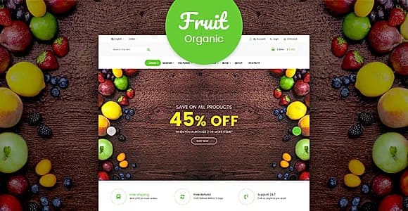 Fruit - Organic eCommerce Template